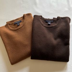 Set of 2 Lands’ End cashmere sweaters